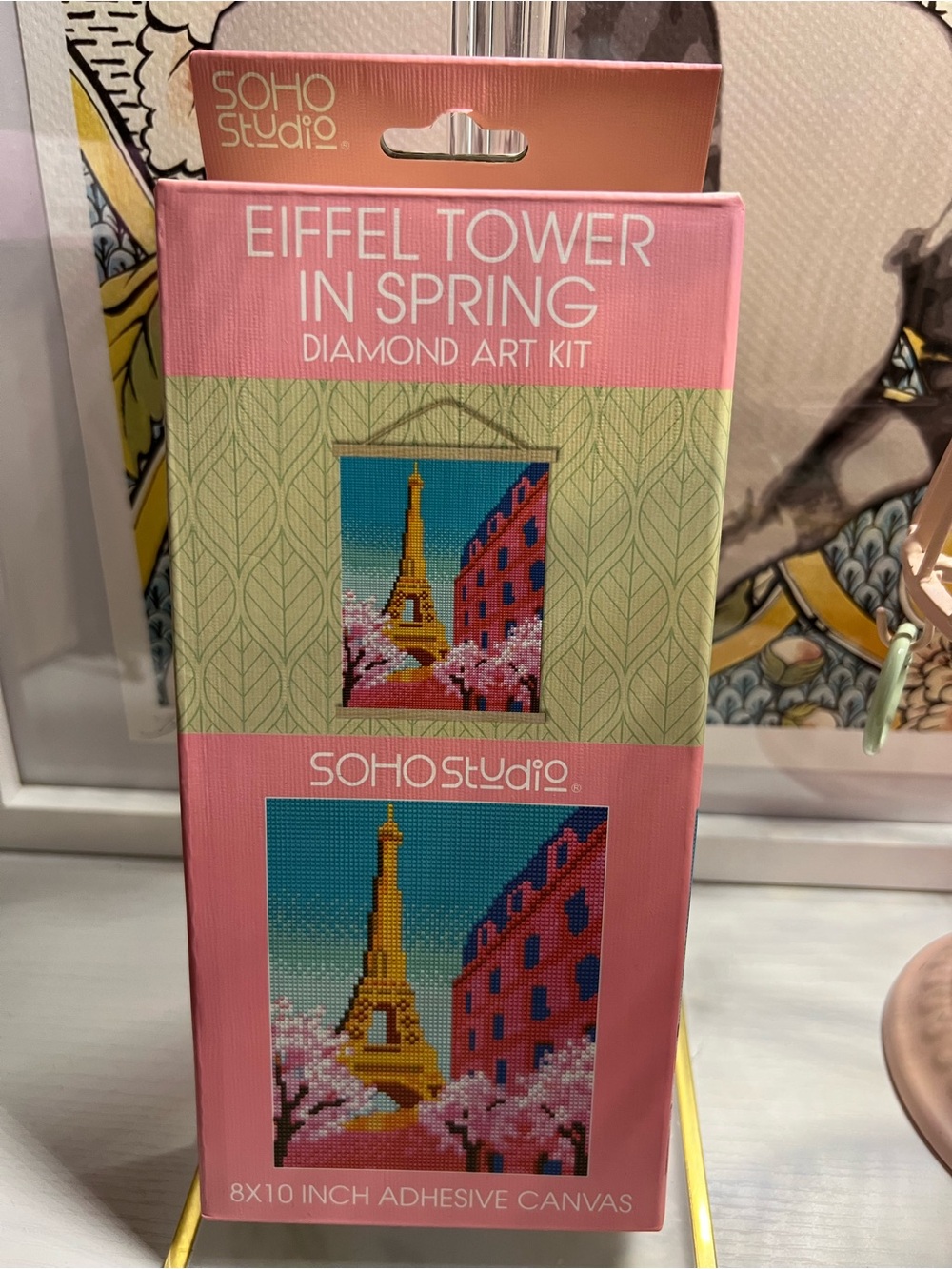 SOHO STUDIO Eiffel Tower In Spring Diamond Art Kit